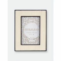 Shiraleah Paris Textured 4" X 6" Picture Frame Decorative Accents Ivory