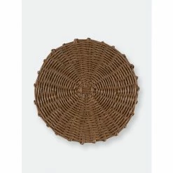 Shiraleah Set Of 4 Basket Weave Placemats Tools & Accessories Brown