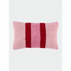 Shiraleah "Celebration" Stripe Pillow, Pink Decorative Pillows