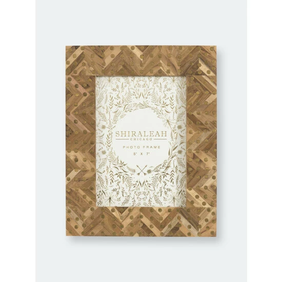 Shiraleah Mansour Studded 5X7 Picture Frame Decorative Accents Brown Shiraleah Mansour Studded 5X7 Picture Frame Decorative Accents Brown -Shiraleah Shop unnamed file 1947