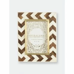 Shiraleah Mansour Chevron 4X6 Picture Frame Decorative Accents Multi