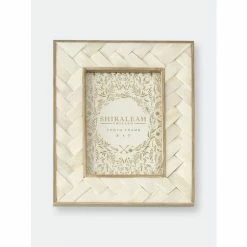 Shiraleah Ariston Braided 5" X 7" Picture Frame Decorative Accents Ivory