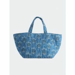 Shiraleah Liberty Top Handle Tote, Blue Handbags