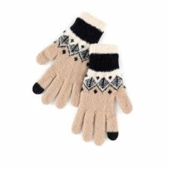 Shiraleah Lina Touchscreen Gloves, Tan Accessories