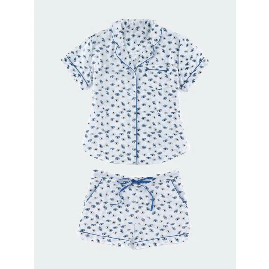 Shiraleah Nazar Pajama Set - White Sleepwear Shiraleah Nazar Pajama Set - White Sleepwear -Shiraleah Shop unnamed file 2003