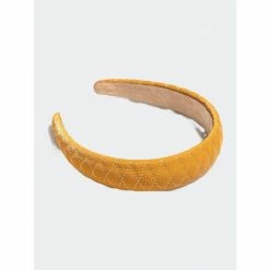 Shiraleah Quilted Faux Leather Headband, Sunflower Hair