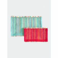 Shiraleah Orla Assorted Set Of 2 Travel Organizers,Stripe Multi/stripe