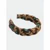 Shiraleah Braided Print Headband - Rust Hair