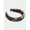 Shiraleah Braided Print Headband - Tan Hair