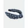 Shiraleah Knotted Embellished Headband Hair Denim