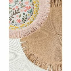 Shiraleah Set Of 4 Fringed Placemats Tools & Accessories Toast -Shiraleah Shop unnamed file 2056
