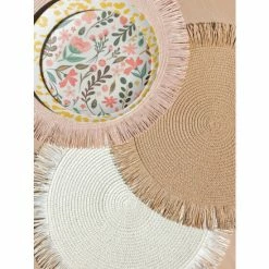 Shiraleah Set Of 4 Fringed Placemats Tools & Accessories Toast -Shiraleah Shop unnamed file 2057