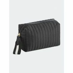Shiraleah Ezra Small Boxy Cosmetic Pouch, Black Handbags