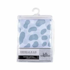 Shiraleah "Hello Gorgeous" Shower Curtain Bath Accessories Grey -Shiraleah Shop unnamed file 2076