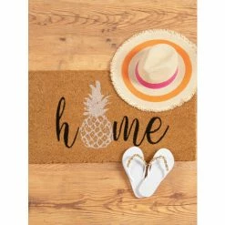 Shiraleah "Home" Doormat Rugs & Mats Natural -Shiraleah Shop unnamed file 2096