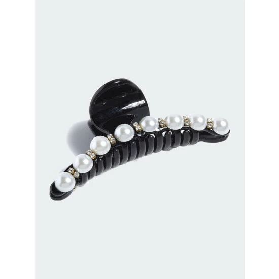 Shiraleah Pearl Claw Hair Clip - Black Default Title Shiraleah Pearl Claw Hair Clip - Black Default Title -Shiraleah Shop unnamed file 21