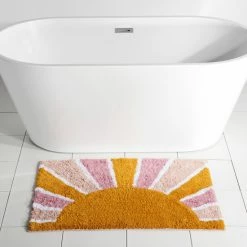Shiraleah Sunrise Bath Mat Rugs & Mats Multi -Shiraleah Shop unnamed file 2113