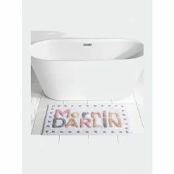 Shiraleah "Mornin Darlin" Bath Mat Rugs & Mats Multi -Shiraleah Shop unnamed file 2125