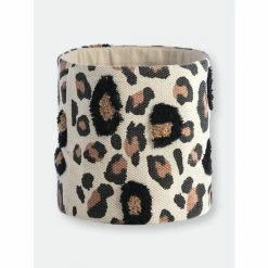 Shiraleah Haven Animal Print Basket, Multi Storage & Organization
