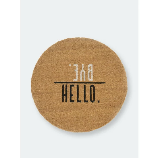 Shiraleah "Hello. / Bye." Doormat Rugs & Mats Natural Shiraleah "Hello. / Bye." Doormat Rugs & Mats Natural -Shiraleah Shop unnamed file 2159
