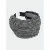 Shiraleah Lurex Headband, Silver Hair