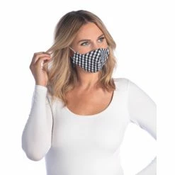 Shiraleah Gingham Face Mask, Black Masks -Shiraleah Shop unnamed file 2195