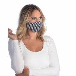 Shiraleah Gingham Face Mask, Black Masks -Shiraleah Shop unnamed file 2196