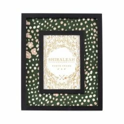 Shiraleah Harvest Spots 4" X 6" Picture Frame Art Green