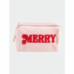 Shiraleah Cara "Merry" Cosmetic Pouch - Blush Wallets