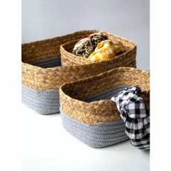 Shiraleah Assorted Set Of 3 Dalton Organizer Baskets Storage & Organization Grey -Shiraleah Shop unnamed file 2248
