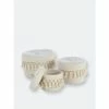 Shiraleah Assorted Set Of 3 Round Dharma Organizer Baskets Storage & Organization Ivory