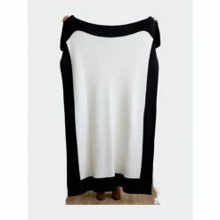 Shiraleah Rowan Reversible Border Throw Blanket, Black Throws -Shiraleah Shop unnamed file 2278