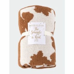 Shiraleah Rowan Floral Reversible Throw Blanket Throws Almond -Shiraleah Shop unnamed file 2340