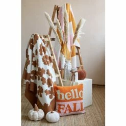 Shiraleah Rowan Floral Reversible Throw Blanket Throws Almond -Shiraleah Shop unnamed file 2342