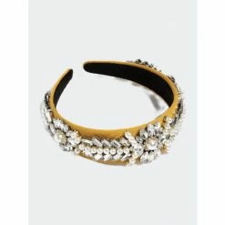 Shiraleah Embellished Headband, Gold Hair