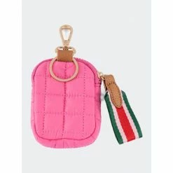 Shiraleah Ezra Clip-On Pouch - Pink Handbags