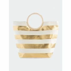 Shiraleah Marta Tote, Gold Handbags