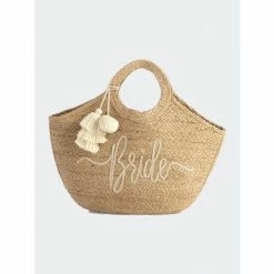 Shiraleah Melia "Bride" Tote Handbags Natural