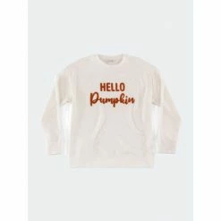 Shiraleah "Hello Pumpkin" Sweatshirt Sweatshirts & Sweaters Ivory