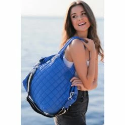 Shiraleah Ezra Tote, Ultramarine Handbags 3 Shiraleah Ezra Tote, Ultramarine Handbags -Shiraleah Shop unnamed file 266