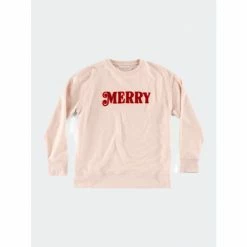 Shiraleah "Merry" Sweatshirt Sweatshirts & Sweaters Blush
