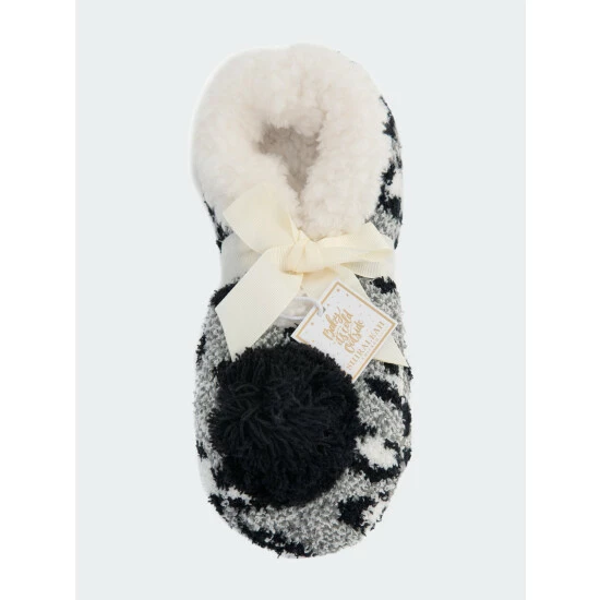Shiraleah Claudia Slippers Grey 2 Shiraleah Claudia Slippers Grey - Image 2