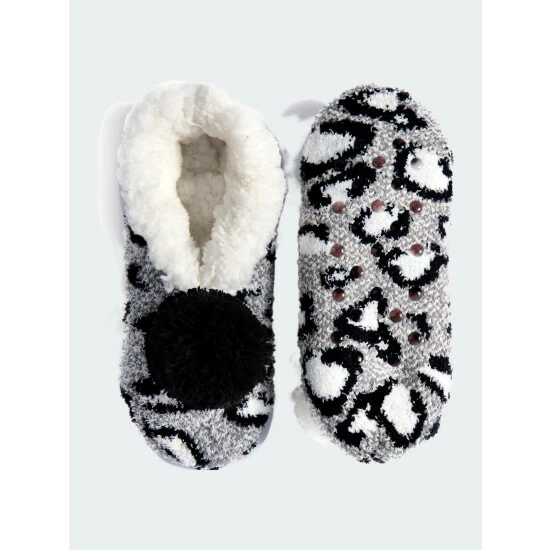 Shiraleah Claudia Slippers Grey 3 Shiraleah Claudia Slippers Grey - Image 3