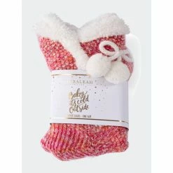 Shiraleah Yosemit Slipper Socks, Pink Accessories -Shiraleah Shop unnamed file 334