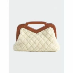 Shiraleah Jayden Top Handle Clutch Handbags Ivory