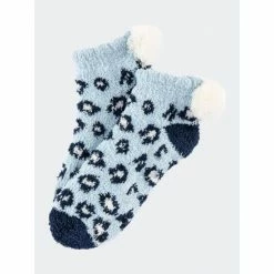 Shiraleah Alma Home Socks - Blue Accessories