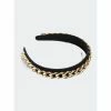 Shiraleah Chain Link Headband, Gold Hair