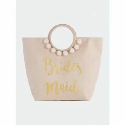 Shiraleah Mia Bridesmaid Tote, Blush Handbags