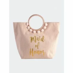Shiraleah Maid Of Honor Tote, Blush Handbags