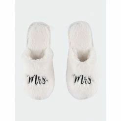 Shiraleah "Mrs" Slippers Ivory